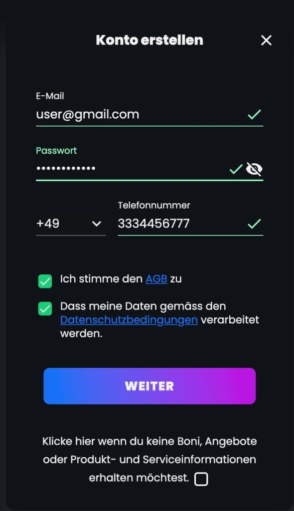 Winny Casino Login
